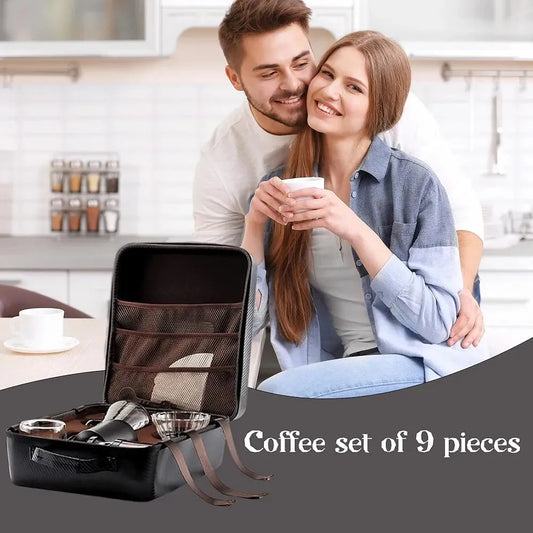 V60 Pour Over Coffee Maker Set of 9 pieces for camping