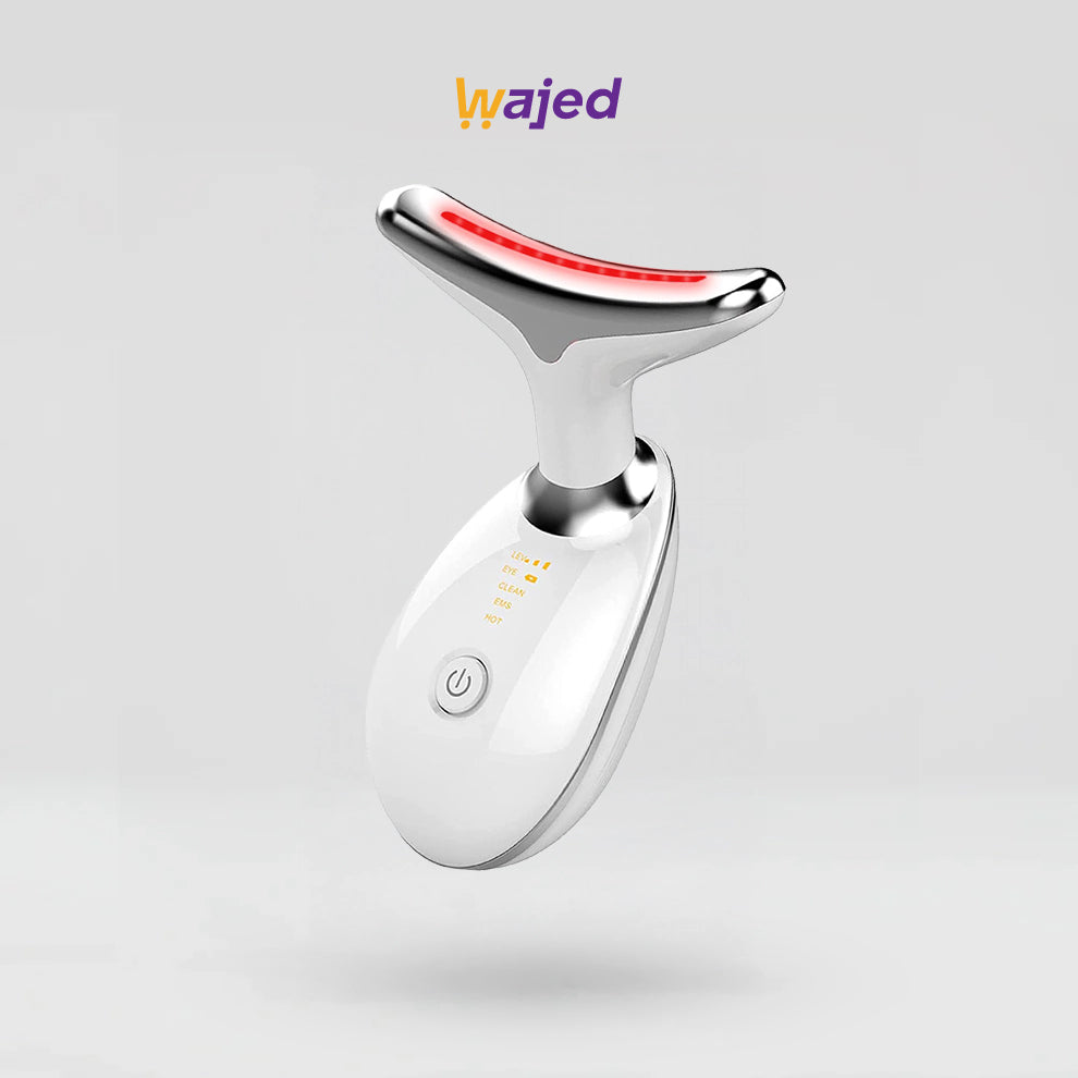 Electric Face and Neck Massager & Glamour Retinol Eye Serum Firming Collagen Anti-Aging Moisturizing