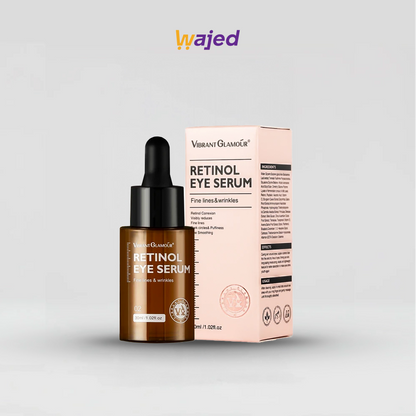 Electric Face and Neck Massager & Glamour Retinol Eye Serum Firming Collagen Anti-Aging Moisturizing