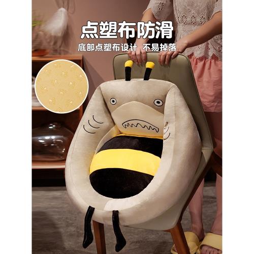 Cartoon Animal Solid Cushion Cotton Soft Pack Office 45x30cm