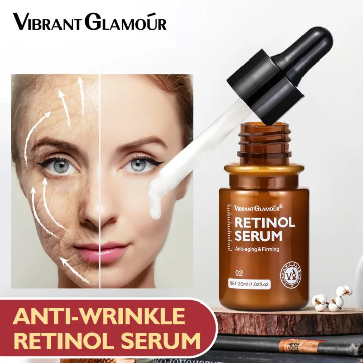 Electric Face and Neck Massager & Glamour Retinol Eye Serum Firming Collagen Anti-Aging Moisturizing