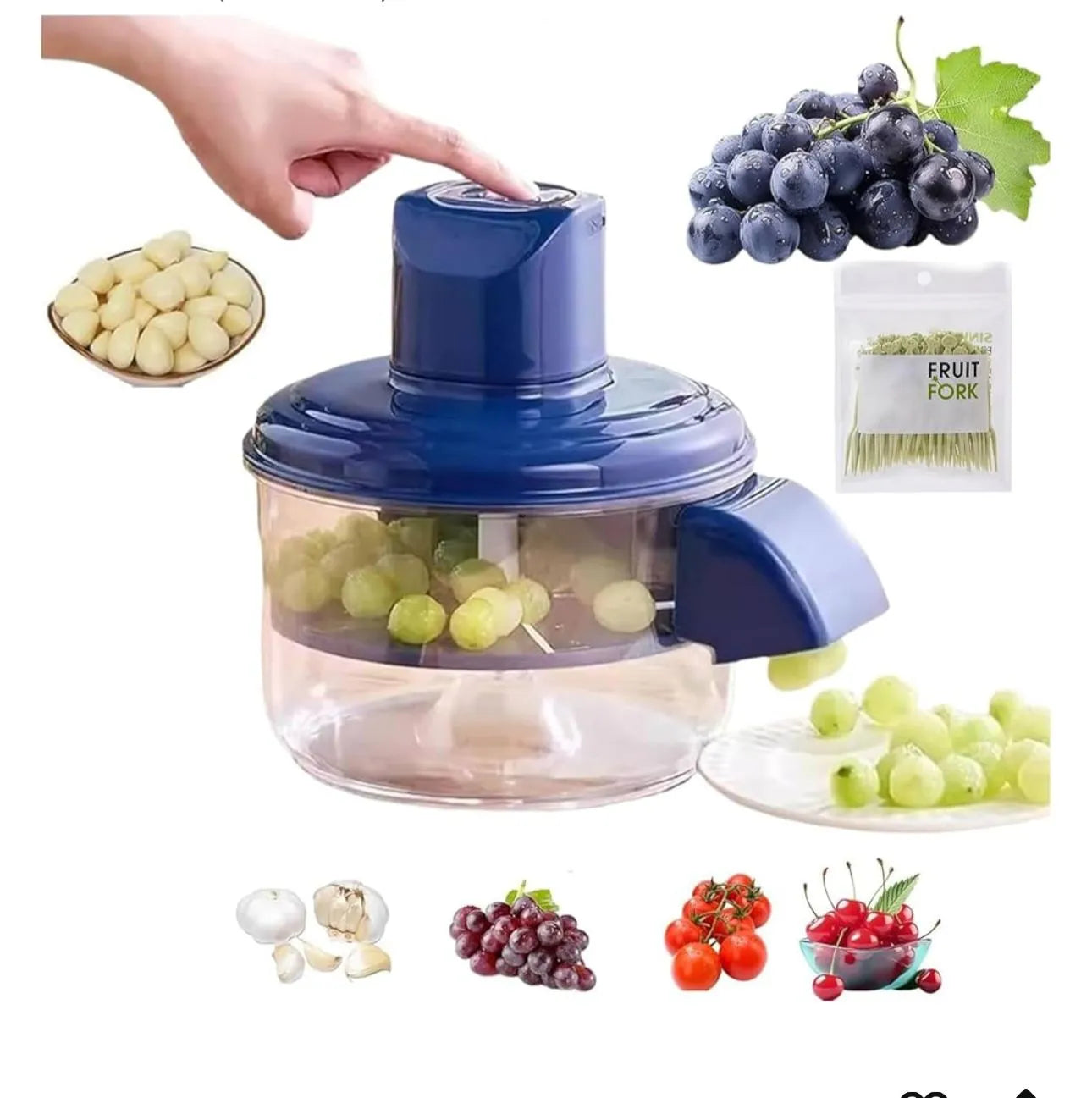 Electric Peeler for Garlic, Vegetables and Small Fruits