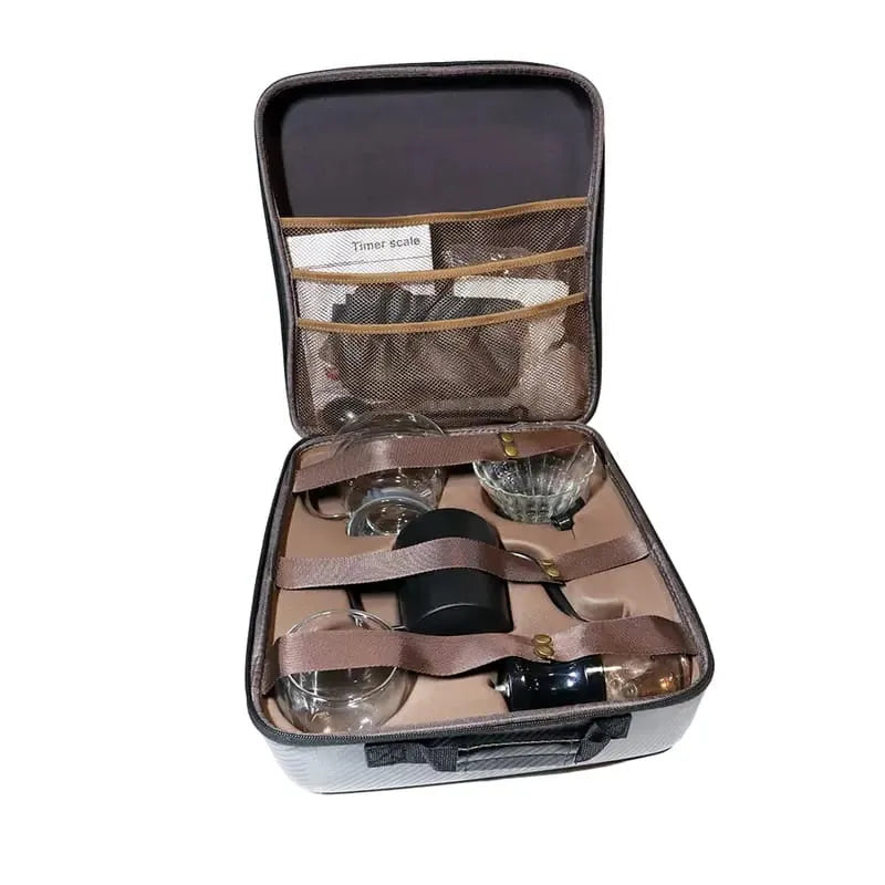 V60 Pour Over Coffee Maker Set of 9 pieces for camping