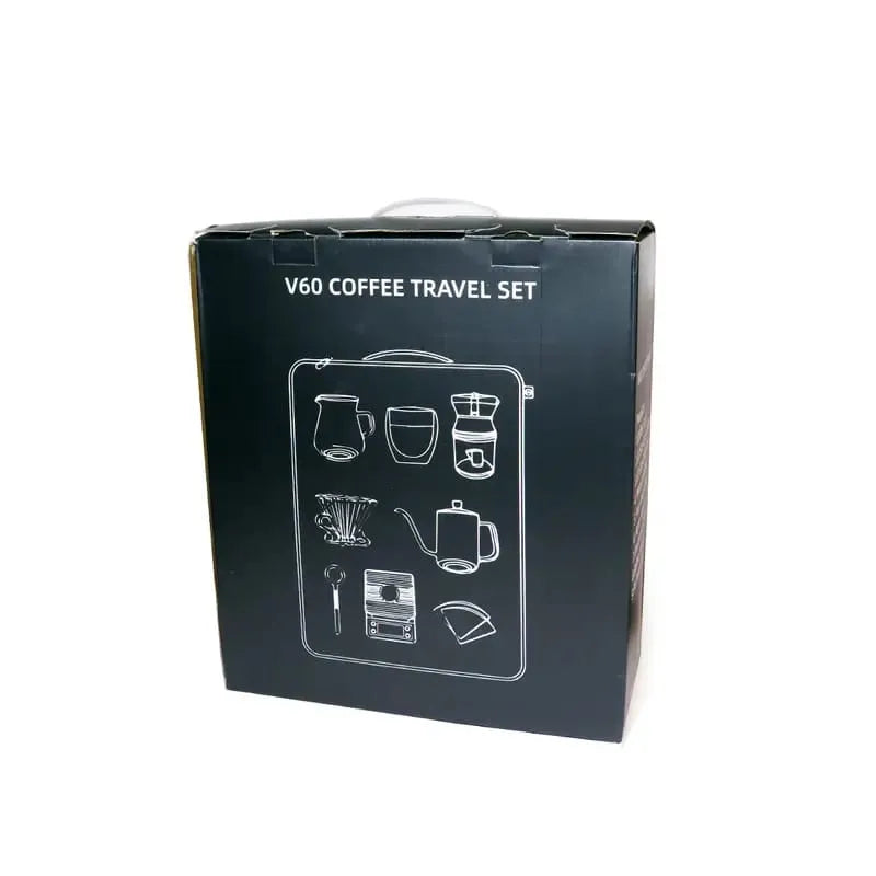 V60 Pour Over Coffee Maker Set of 9 pieces for camping
