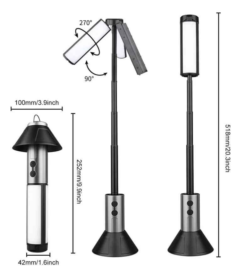Rechargeable Multifunctional Camping Light