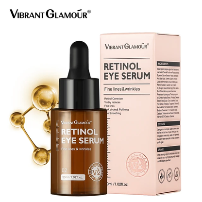 Electric Face and Neck Massager & Glamour Retinol Eye Serum Firming Collagen Anti-Aging Moisturizing
