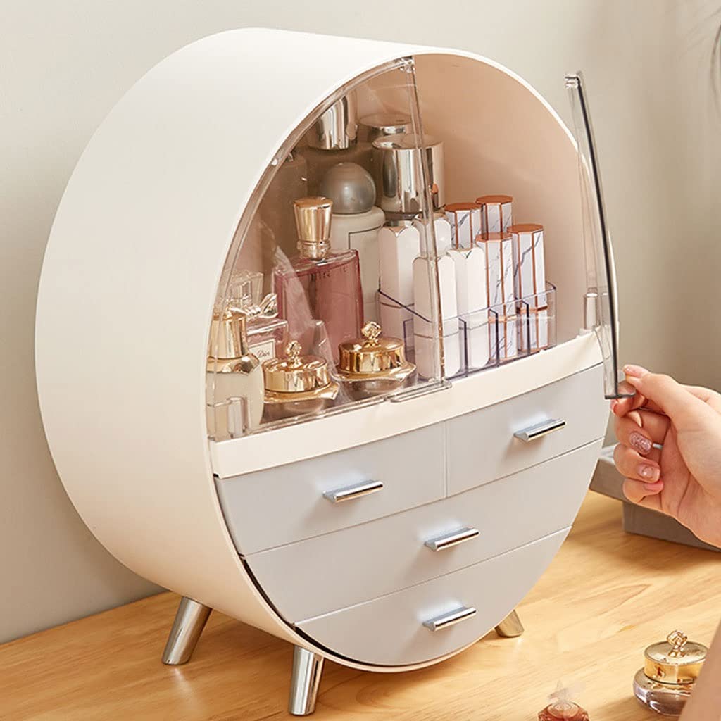 Irovami Makeup Organizer, Large Capacity Makeup Organizer Cosmetics Display