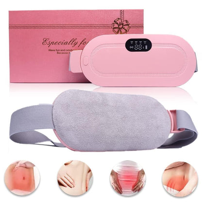 Period Heating Pad for Cramp relief with 3 Heat Levels and 4 Massage Modes