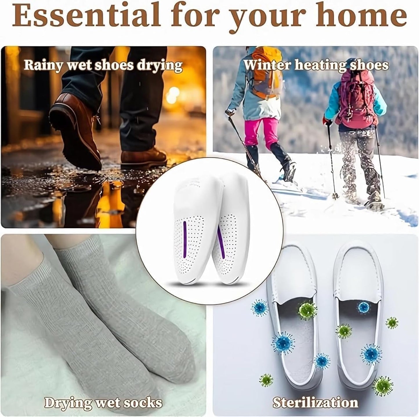 Shoes Dryer Eliminate Odor Sanitize Shoes Quick Heat