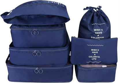 7 Set Packing Cubes for Suitcases, Travel Essentials for Carry on