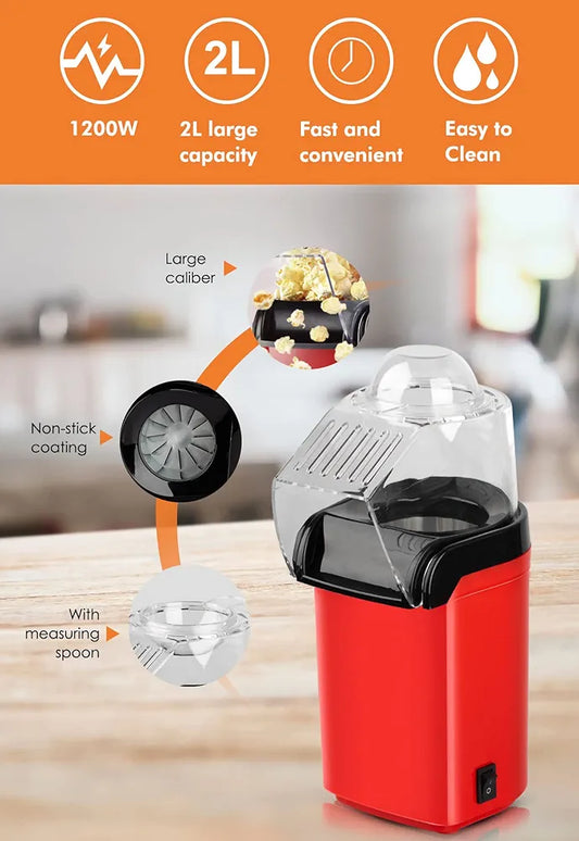 Popcorn Machine Hot Air Popcorn Maker