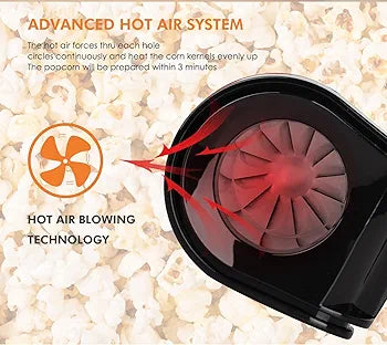 Popcorn Machine Hot Air Popcorn Maker
