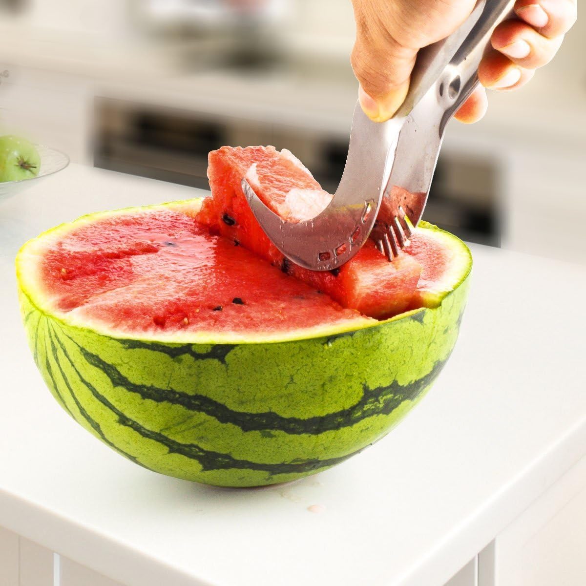 Exultimate Stainless Steel Watermelon Slicer Cutter