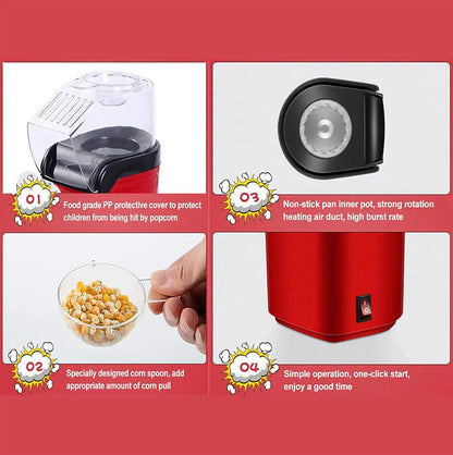 Popcorn Machine Hot Air Popcorn Maker