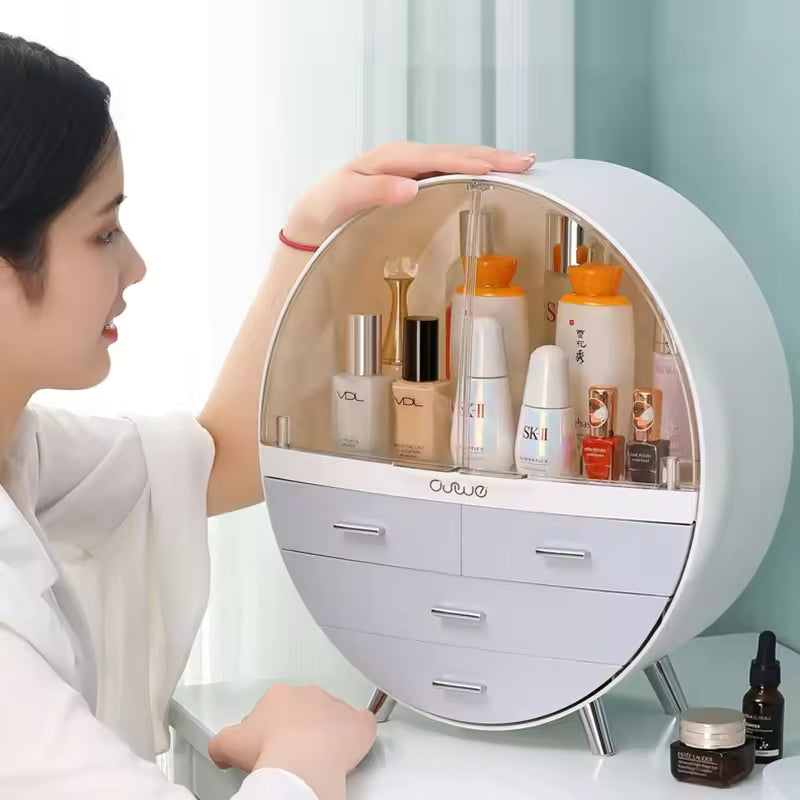 Irovami Makeup Organizer, Large Capacity Makeup Organizer Cosmetics Display