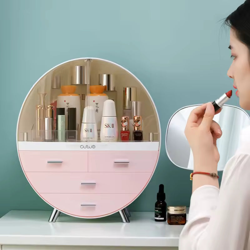 Irovami Makeup Organizer, Large Capacity Makeup Organizer Cosmetics Display