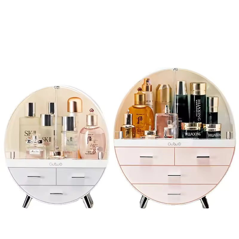 Irovami Makeup Organizer, Large Capacity Makeup Organizer Cosmetics Display