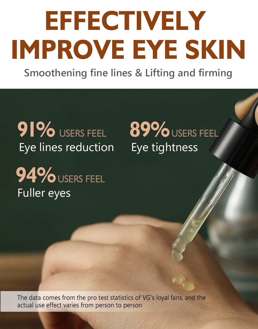 Electric Face and Neck Massager & Glamour Retinol Eye Serum Firming Collagen Anti-Aging Moisturizing