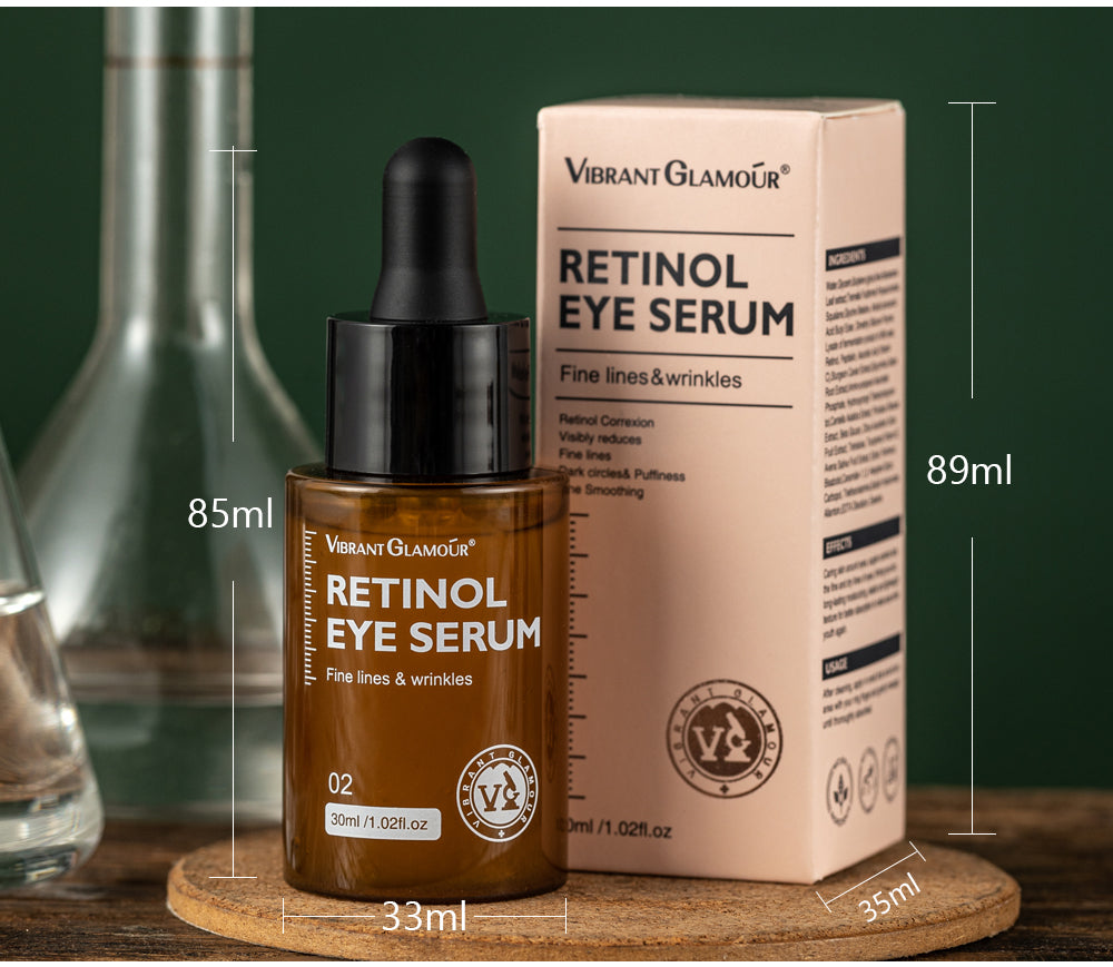 Electric Face and Neck Massager & Glamour Retinol Eye Serum Firming Collagen Anti-Aging Moisturizing