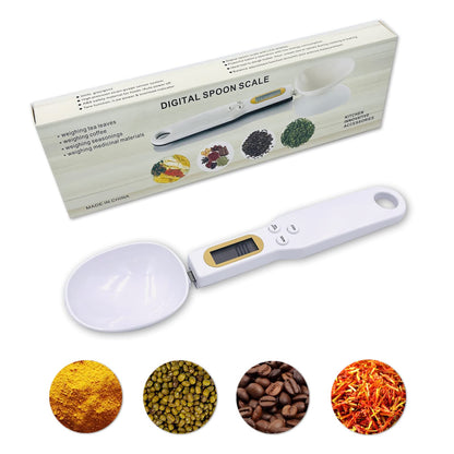 kitchen electronic weighing spoon with display 500g