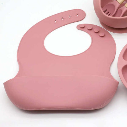 8 Pack Silicone Baby Feeding Set