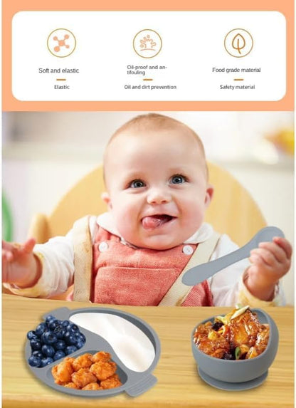 8 Pack Silicone Baby Feeding Set