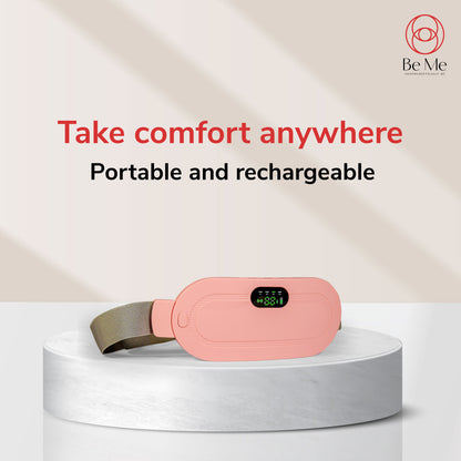 Period Heating Pad for Cramp relief with 3 Heat Levels and 4 Massage Modes