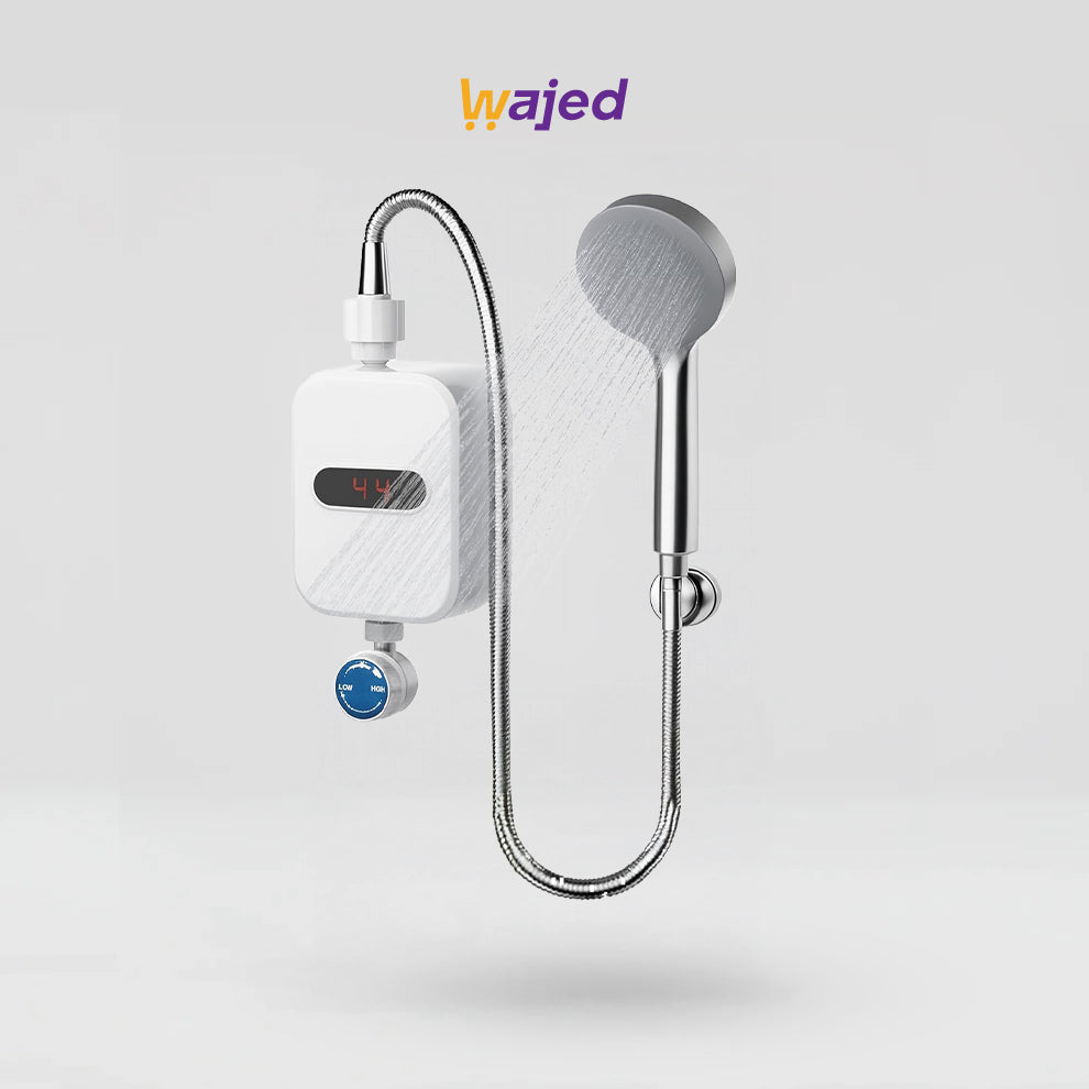 Electric Water Heater with Digital Display for Shower