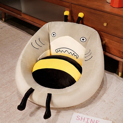 Cartoon Animal Solid Cushion Cotton Soft Pack Office 45x30cm