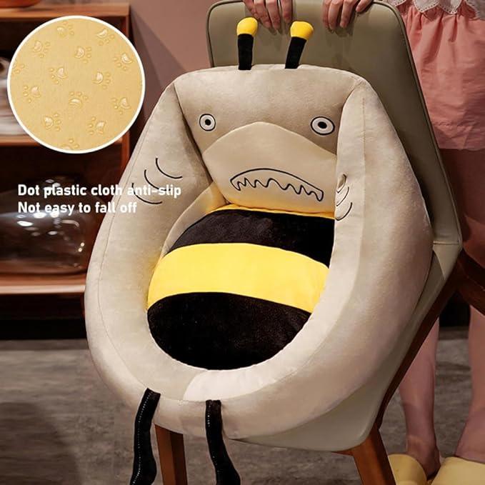 Cartoon Animal Solid Cushion Cotton Soft Pack Office 45x30cm