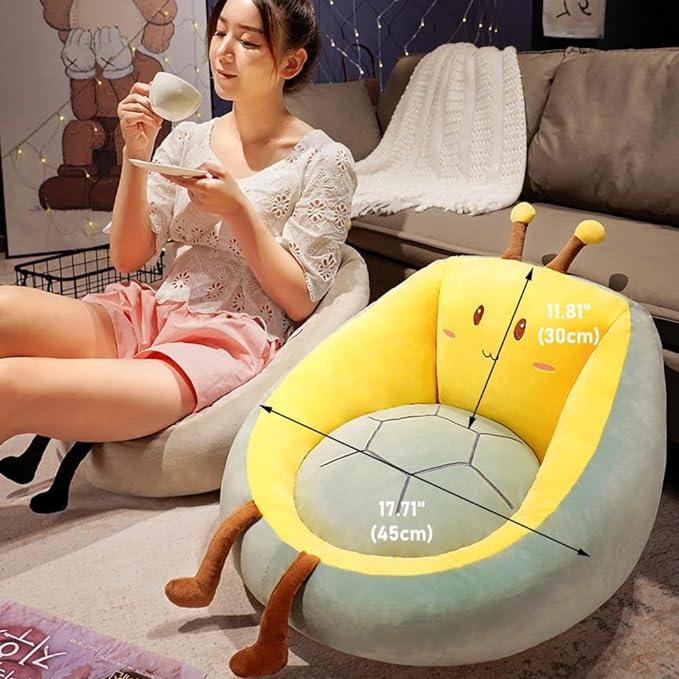 Cartoon Animal Solid Cushion Cotton Soft Pack Office 45x30cm