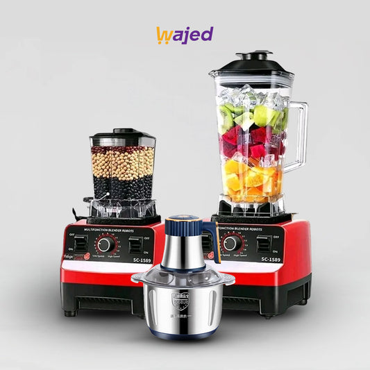 3×1 Kitchen Blender & Meat Grinder